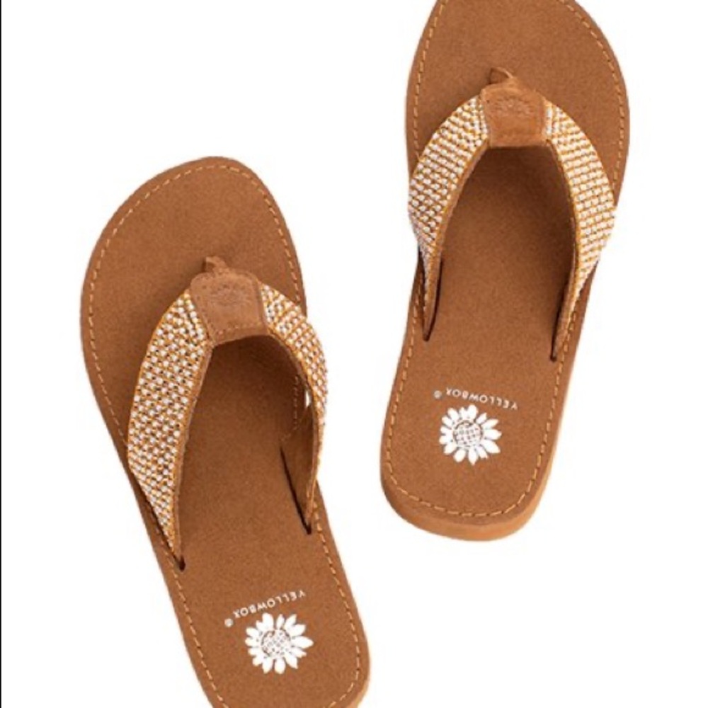 Yellow Box Bronze Flip-Flops - Picture 5 of 5